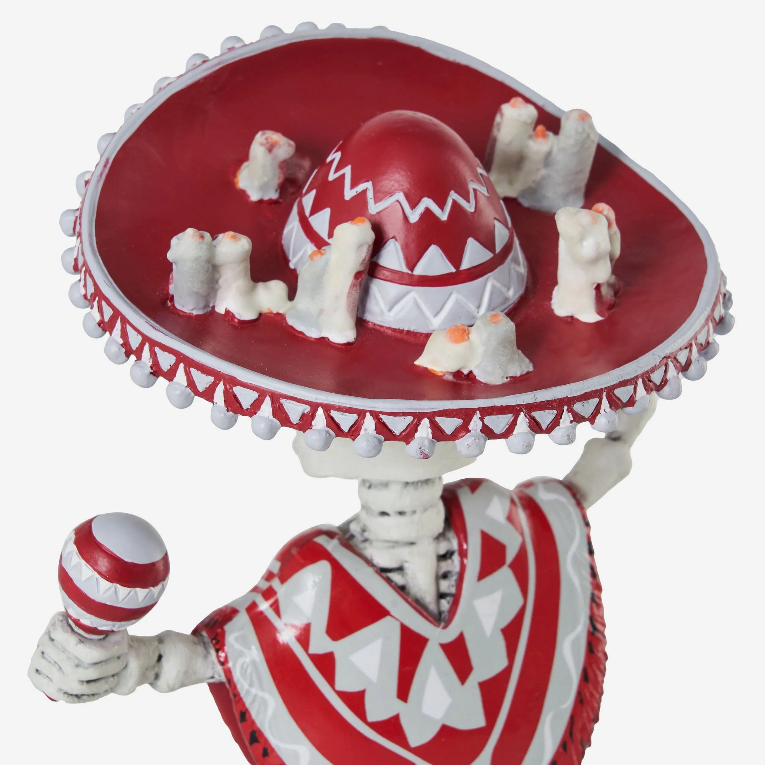 Alabama Crimson Tide Calavera Glow in the Dark Bobblehead