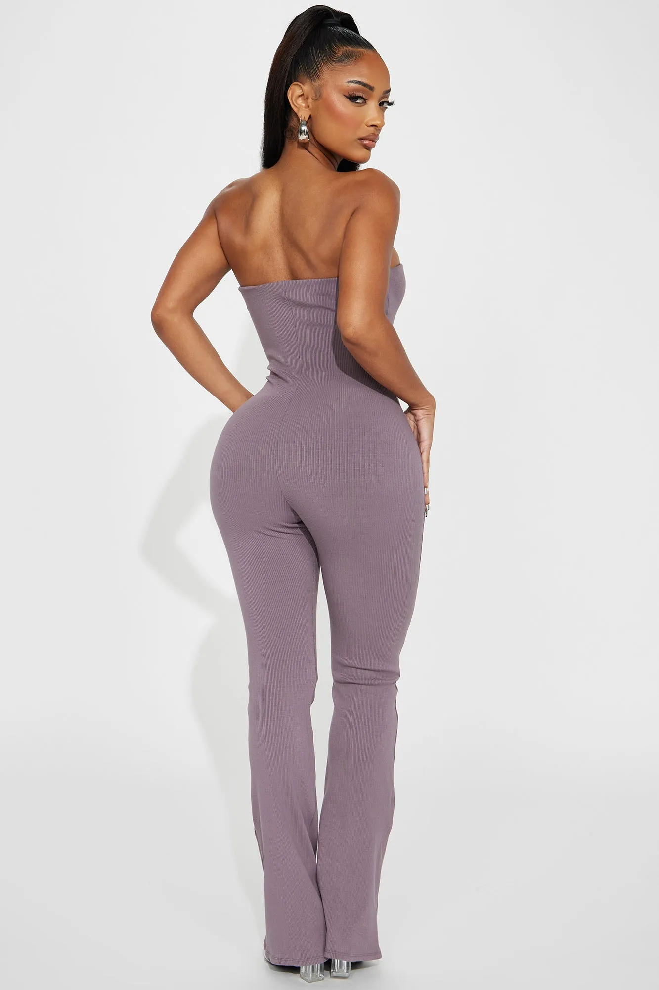 Alayna Snatched Jumpsuit - Bark Brown