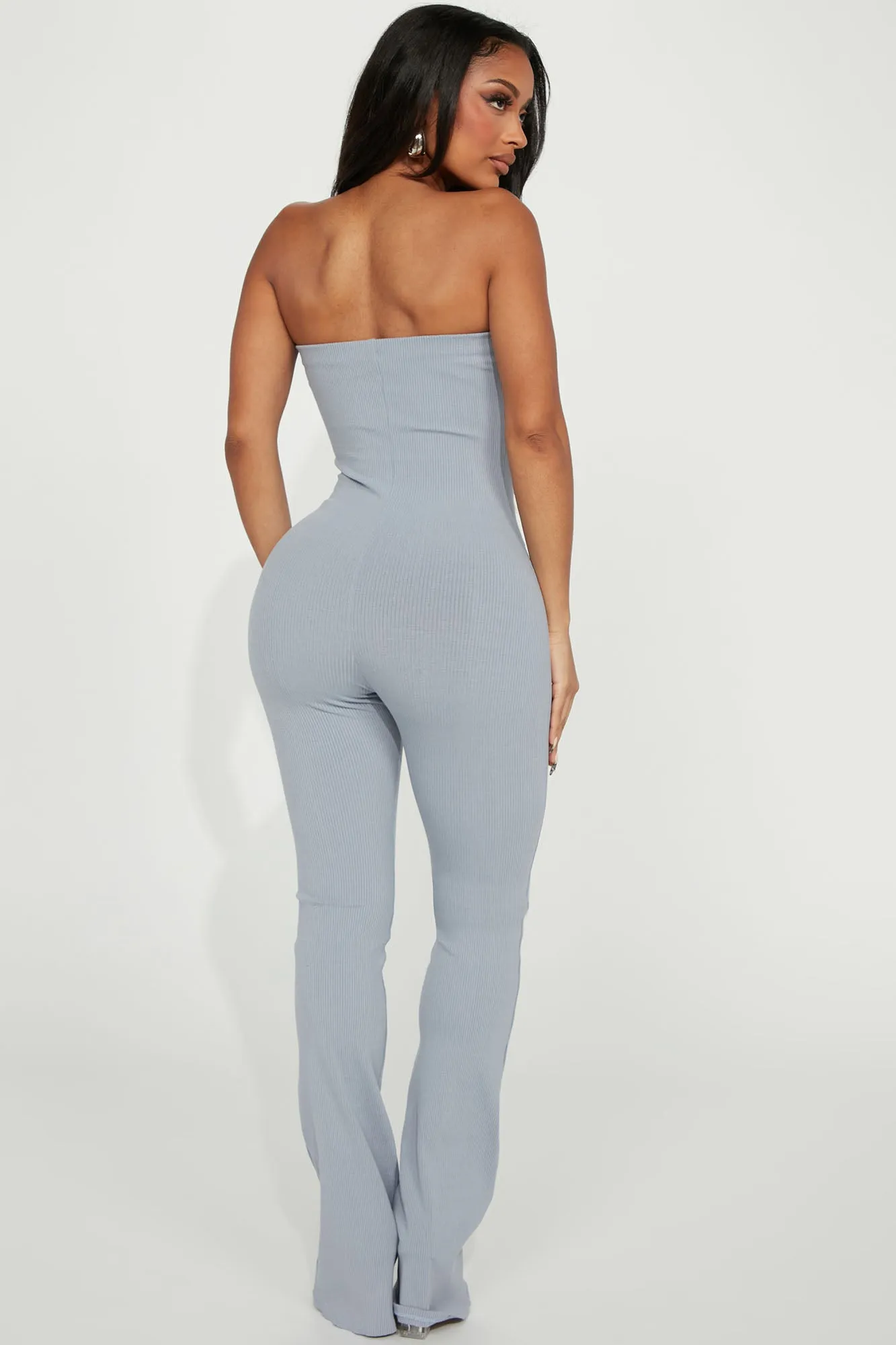 Alayna Snatched Jumpsuit - Slate Grey