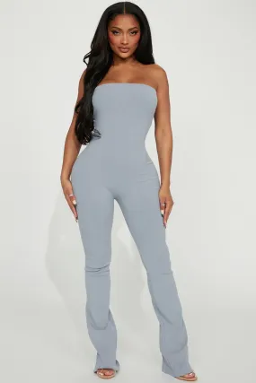 Alayna Snatched Jumpsuit - Slate Grey