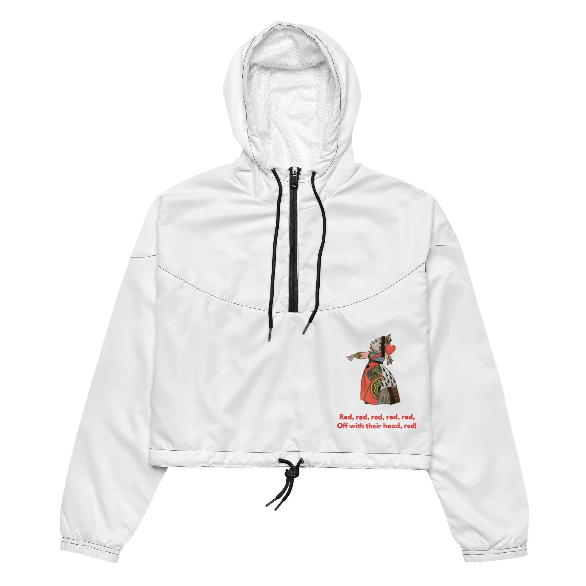 Alice in Wonderland - Off With Their Head - Cropped Windbreaker