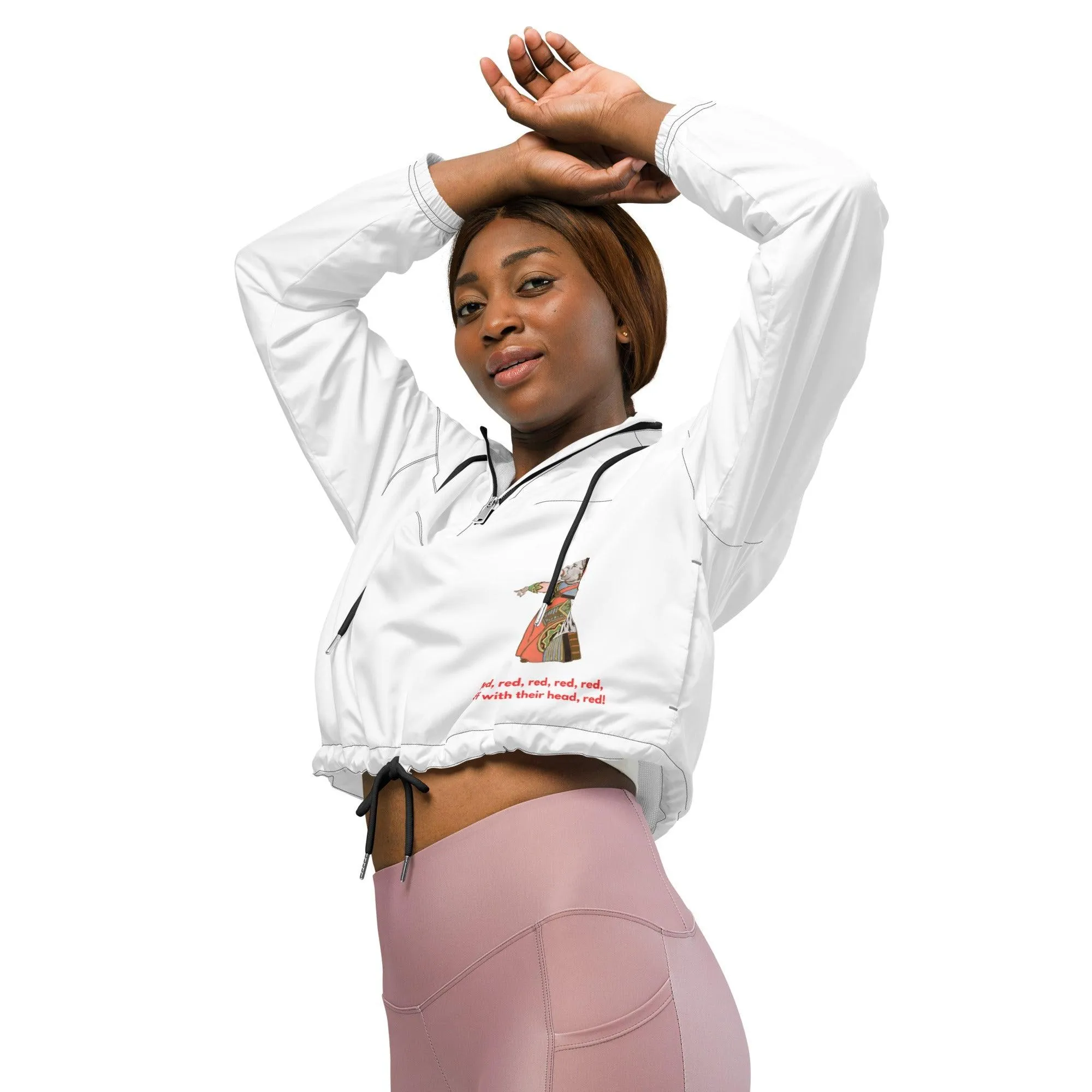 Alice in Wonderland - Off With Their Head - Cropped Windbreaker