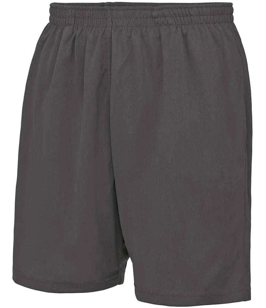 AWDis Cool Mesh Lined Shorts | Charcoal