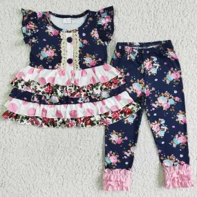 Baby Girls Clothes Boutique Girls Dress Top Pants Set A13-15