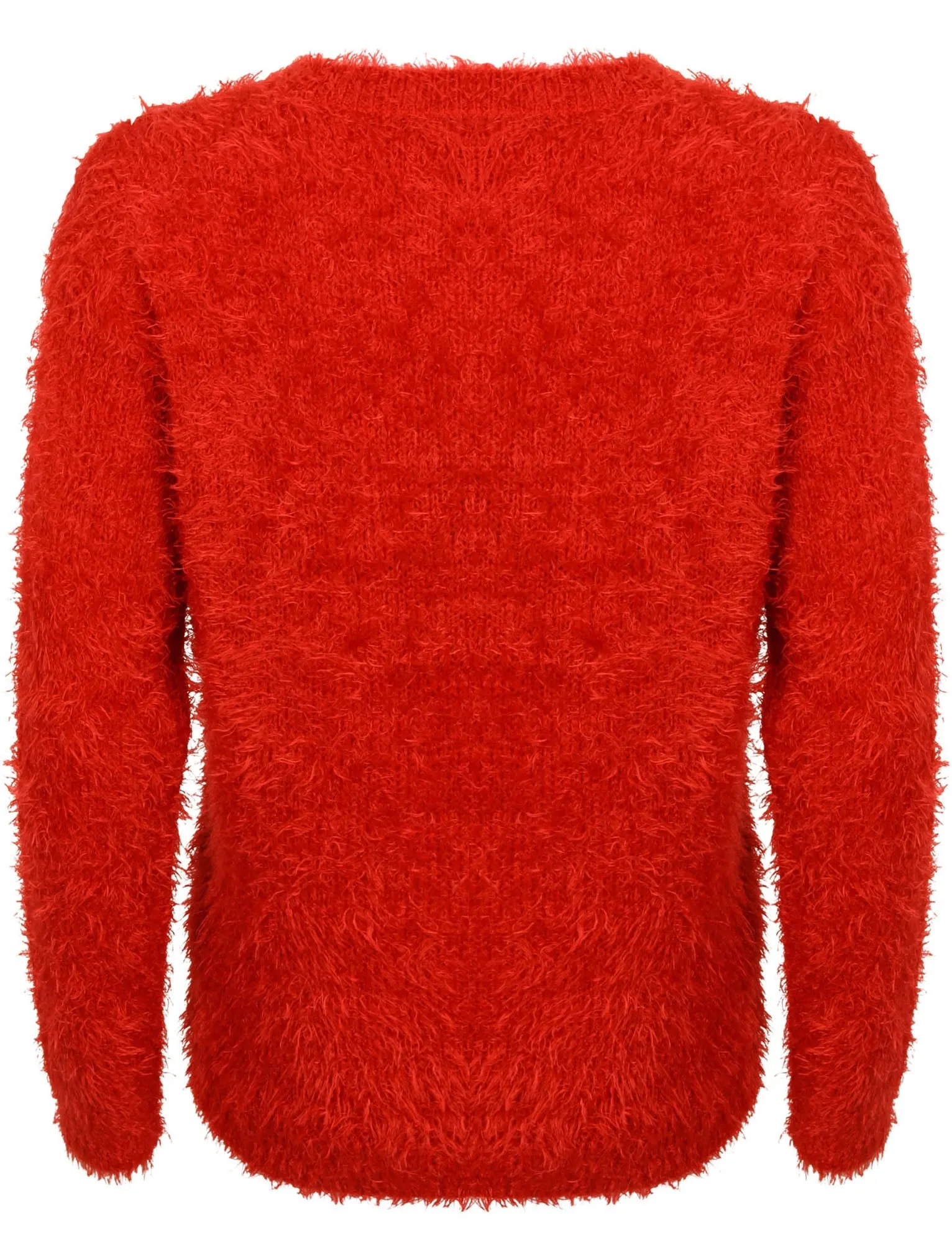 Baubles Sequin Novelty Christmas Jumper In Red - Merry Christmas