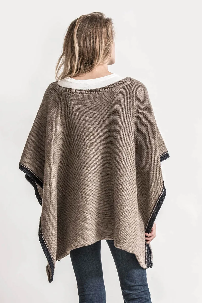 Blue Sky Fibers The Classic Series Patterns - Big Splash Poncho - PDF Download
