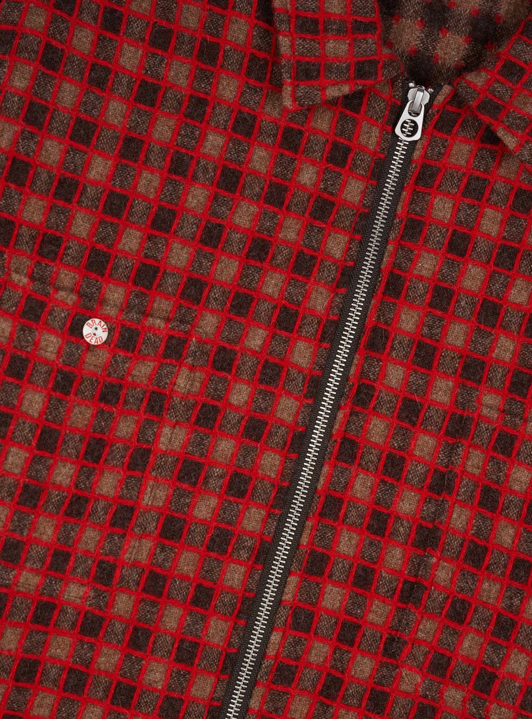 Checkmate Flannel Zip Shirt Brown