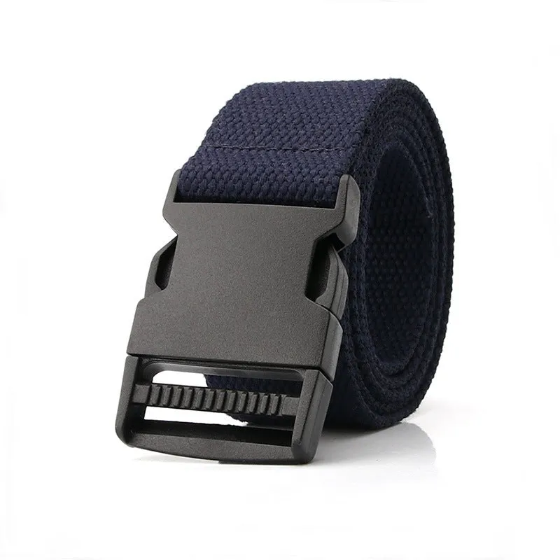Cloth Belt Men and Women Simple Young Students Solid Color Student Military Training Outdoor All-Matching Pants Belt