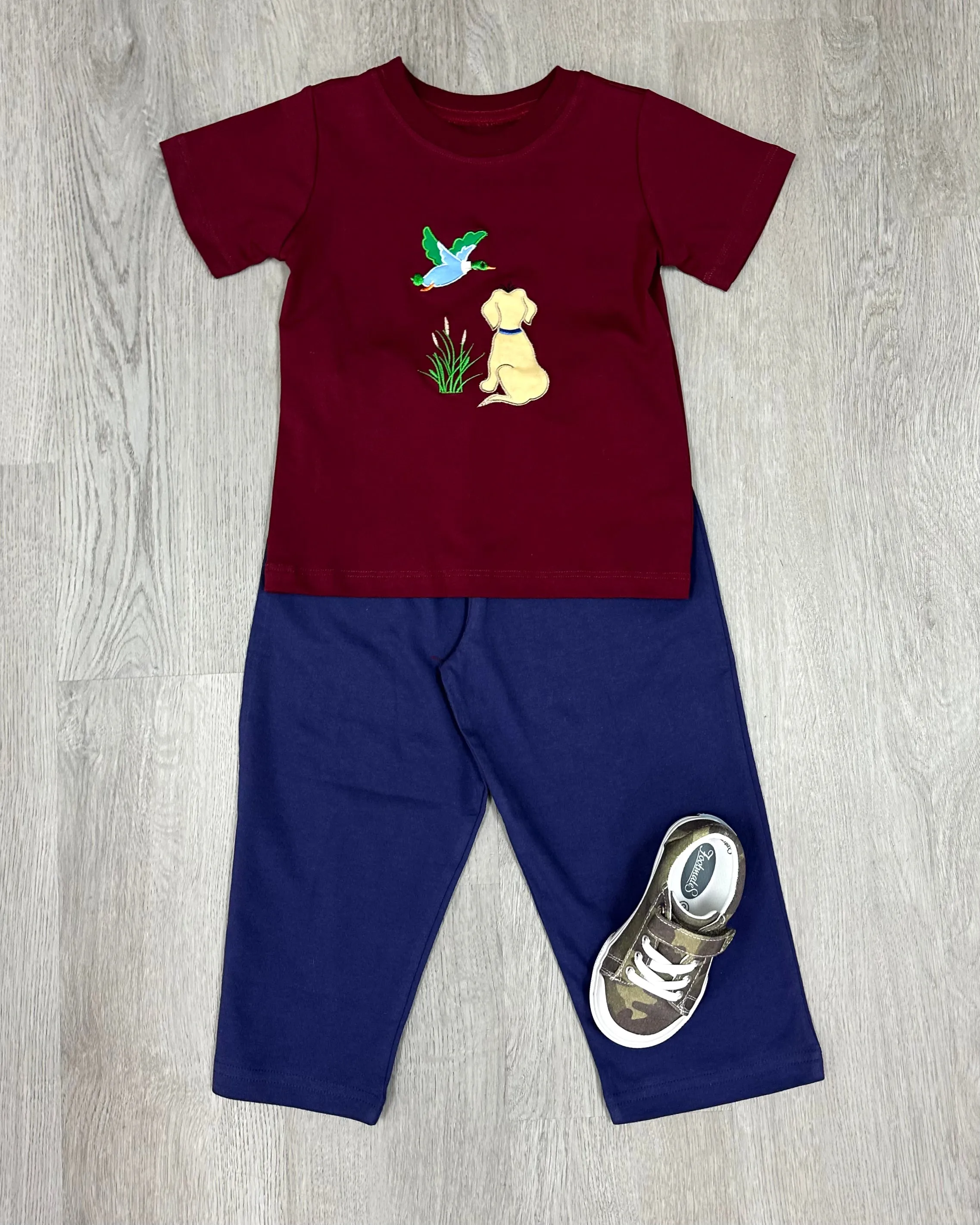 Crimson Houston Shirt - Watching Mallard Ducks