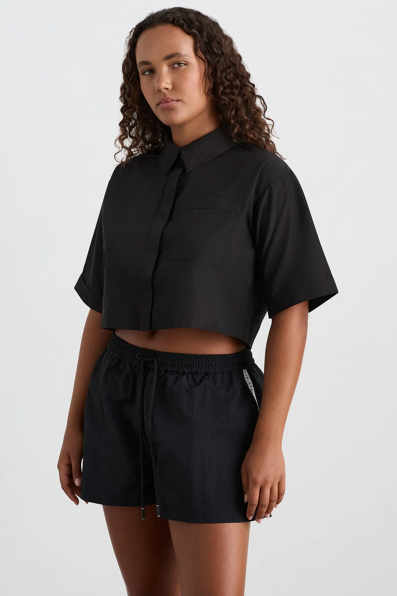 Cropped Spray Shirt 441