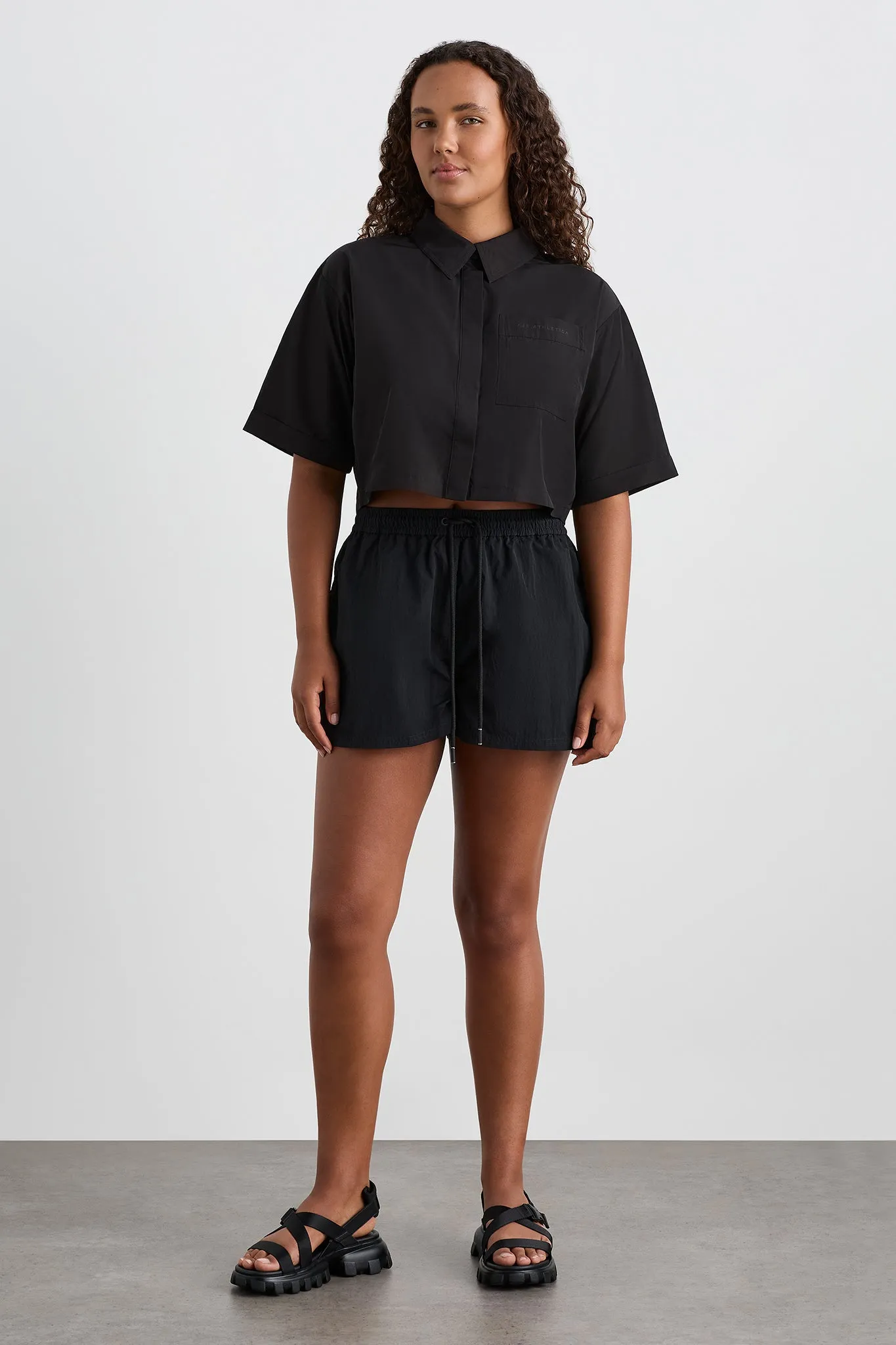 Cropped Spray Shirt 441