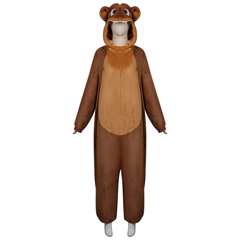 Duke Weaselton Cosplay Costume Jumpsuit Pajamas Sleepwear Halloween Carnival Suit