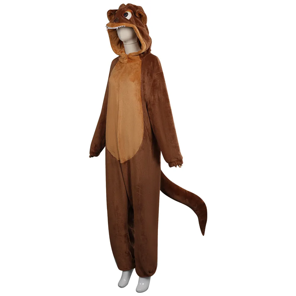 Duke Weaselton Cosplay Costume Jumpsuit Pajamas Sleepwear Halloween Carnival Suit