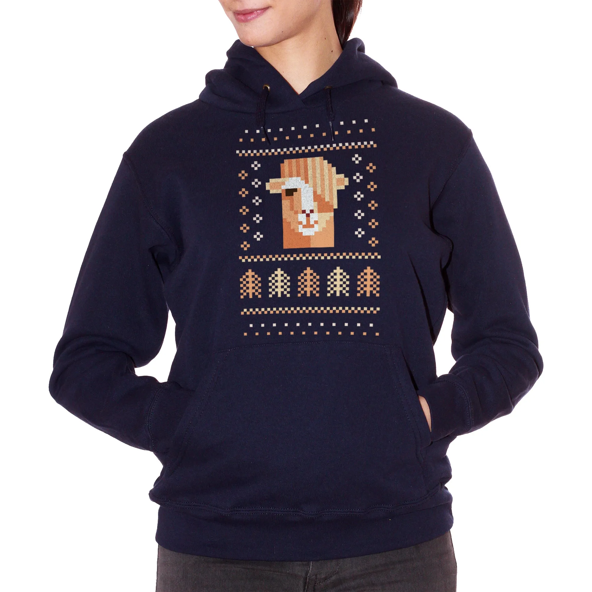 Felpa Christmas-Natale-Alpaca-Lama - Eventi