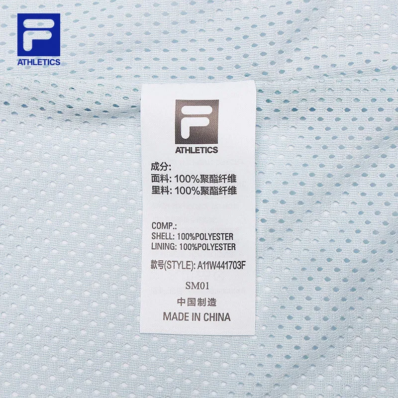 FILA CORE ATHLETICS FITNESS Women Woven Jacket (Light Blue Full Print)
