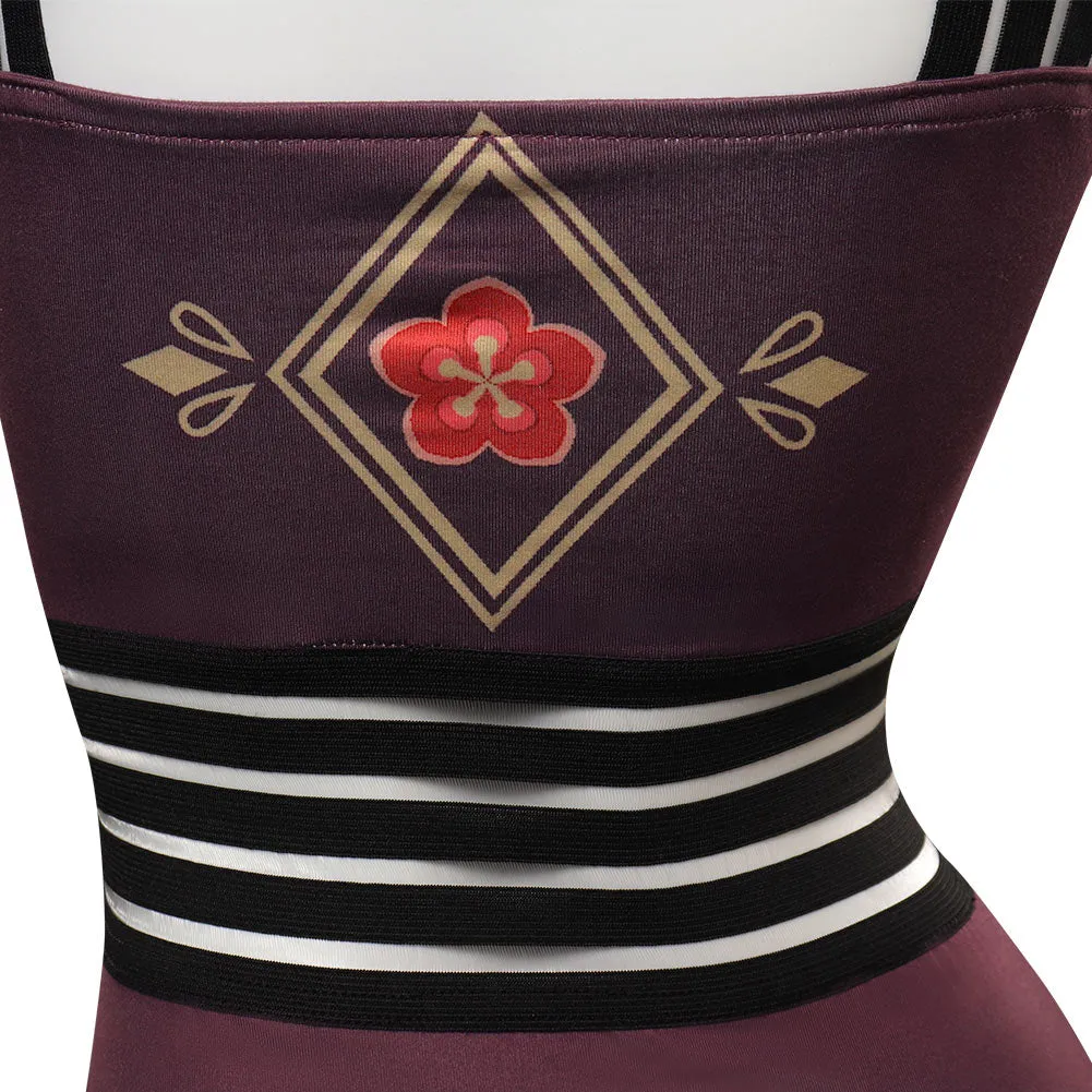 Genshin Impact HUTAO Original Design Cosplay Costume Jumpsuit One Piece Swimwears