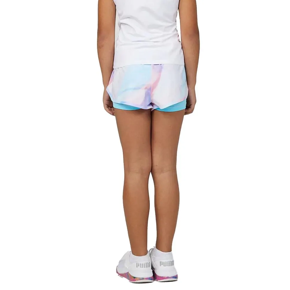 Girls Tennis Shorts Watercolor