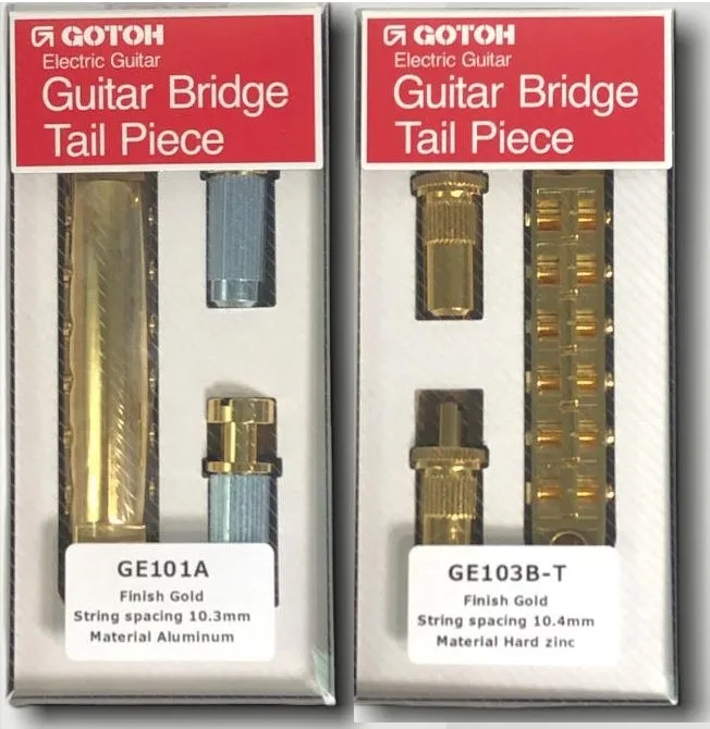 Gotoh Tune-O-Matic Bridge   Stoptail GE103B-T/GE101A