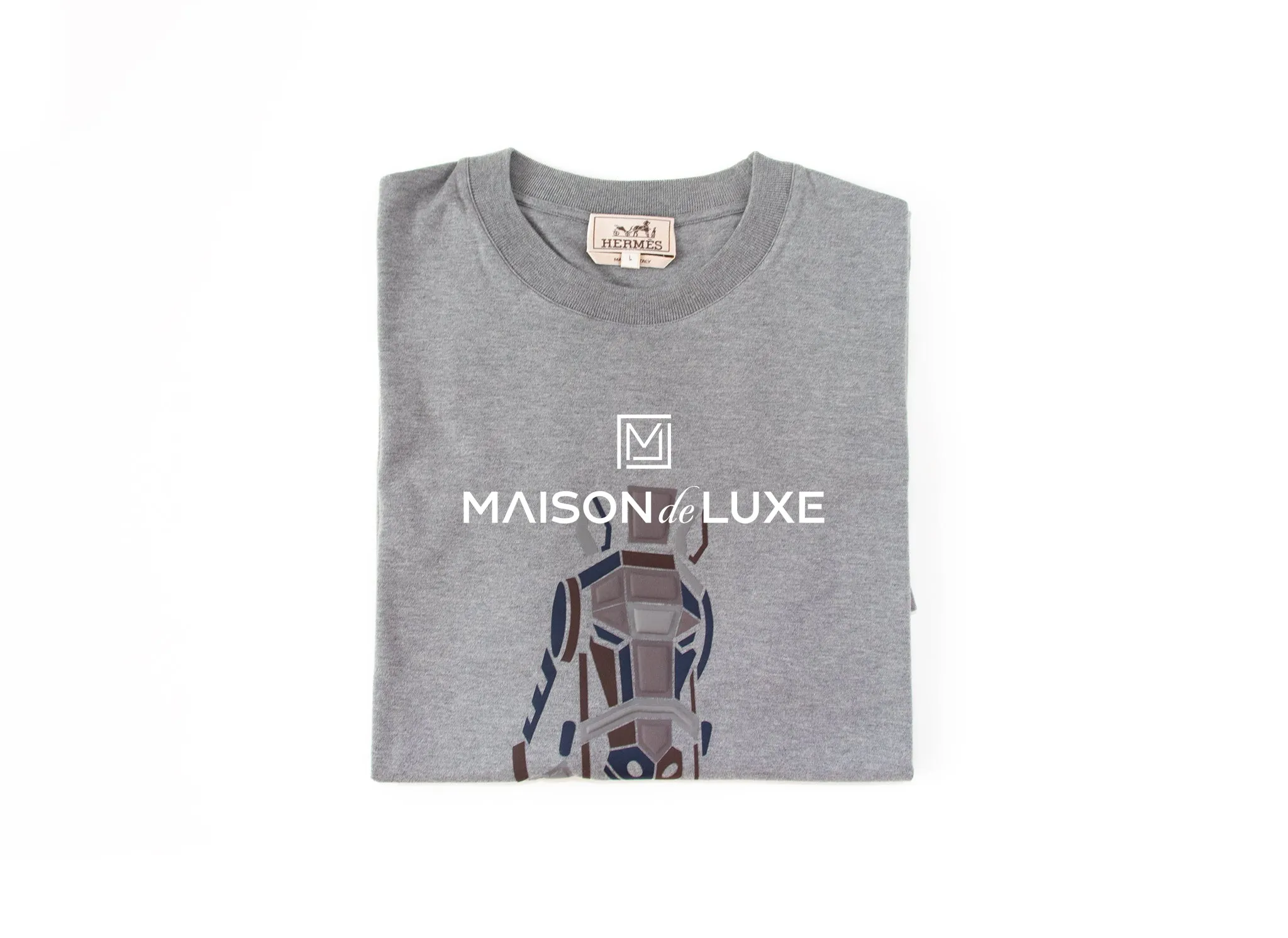 Hermes Acier Mega Chariot 3D T-Shirt L