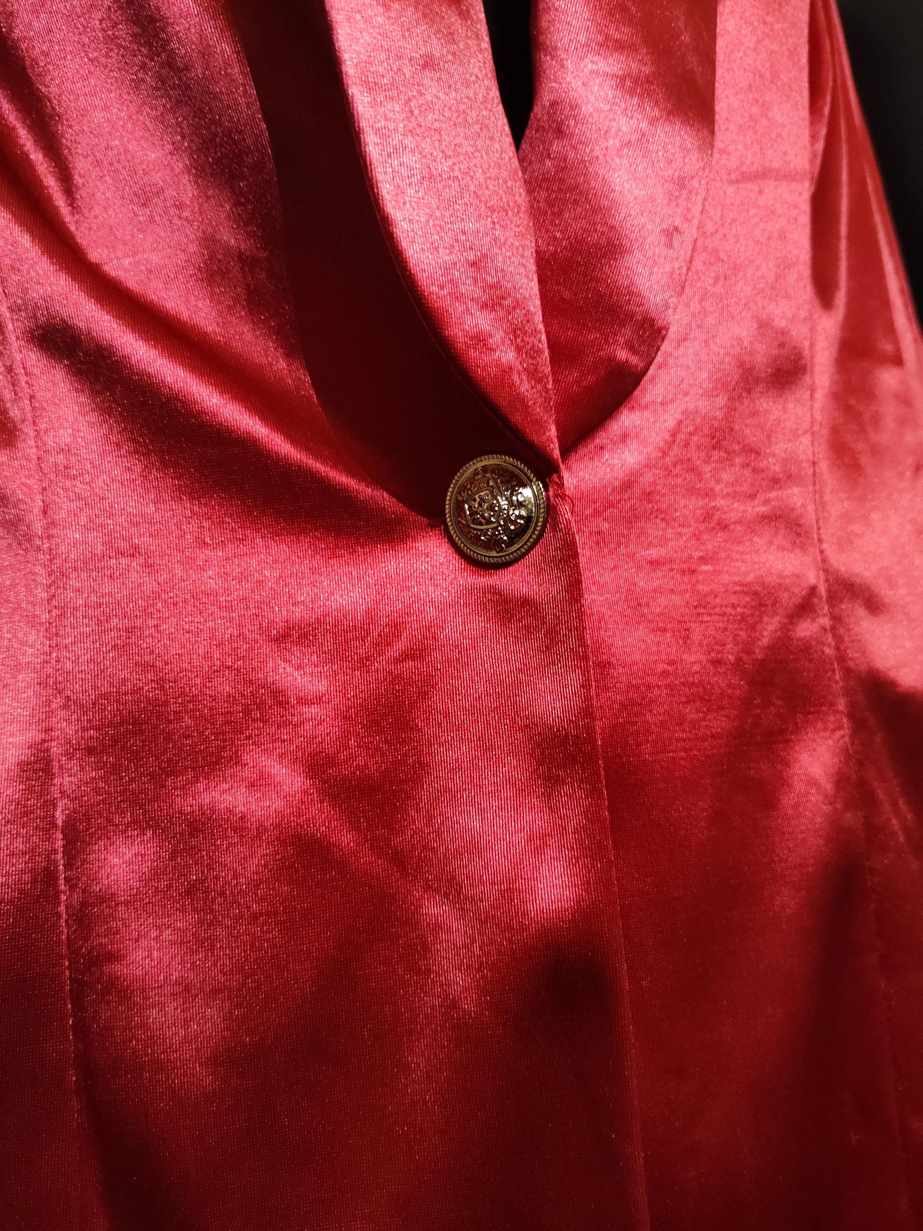 Hot Pink Satin Blazer Jacket | Savanna Jane