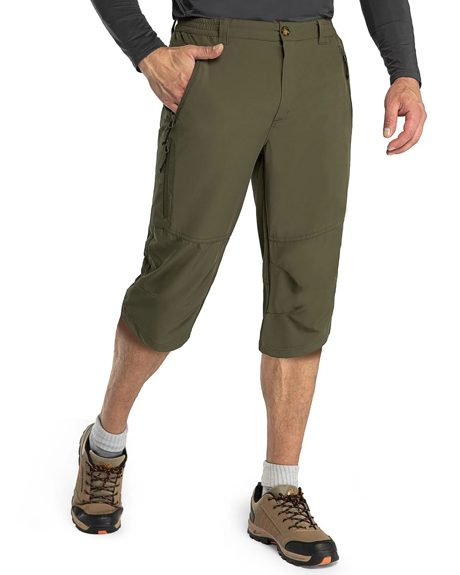 Men's 3/4 Long Capri Shorts