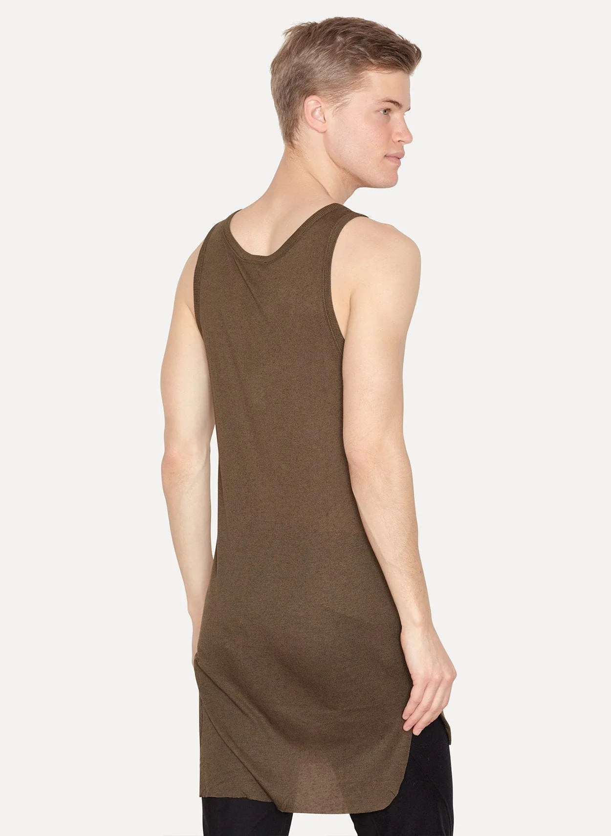 Modal Cashmere Khaki Tank Aura