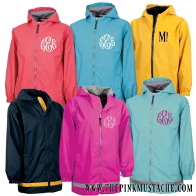 Monogrammed Charles River Toddler New Englander Rain Jacket / Children's Rain Gear / Children's Rain Jacket