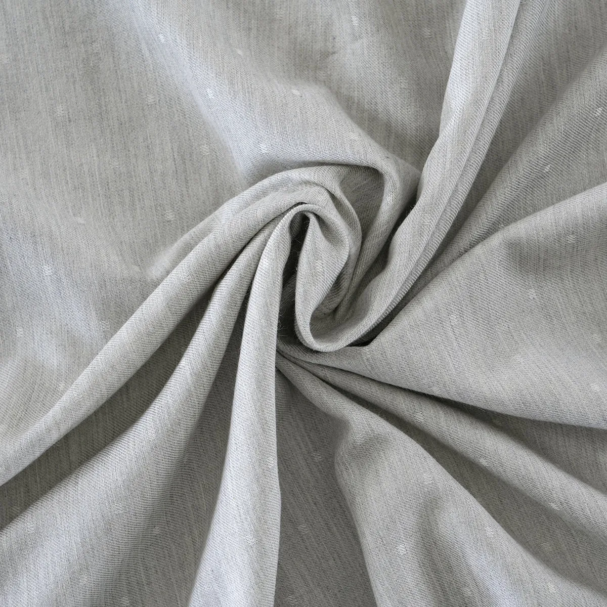 Muted Dot Reversible Made With Egyptian Cotton Ultra Soft Grey Bed Sheet