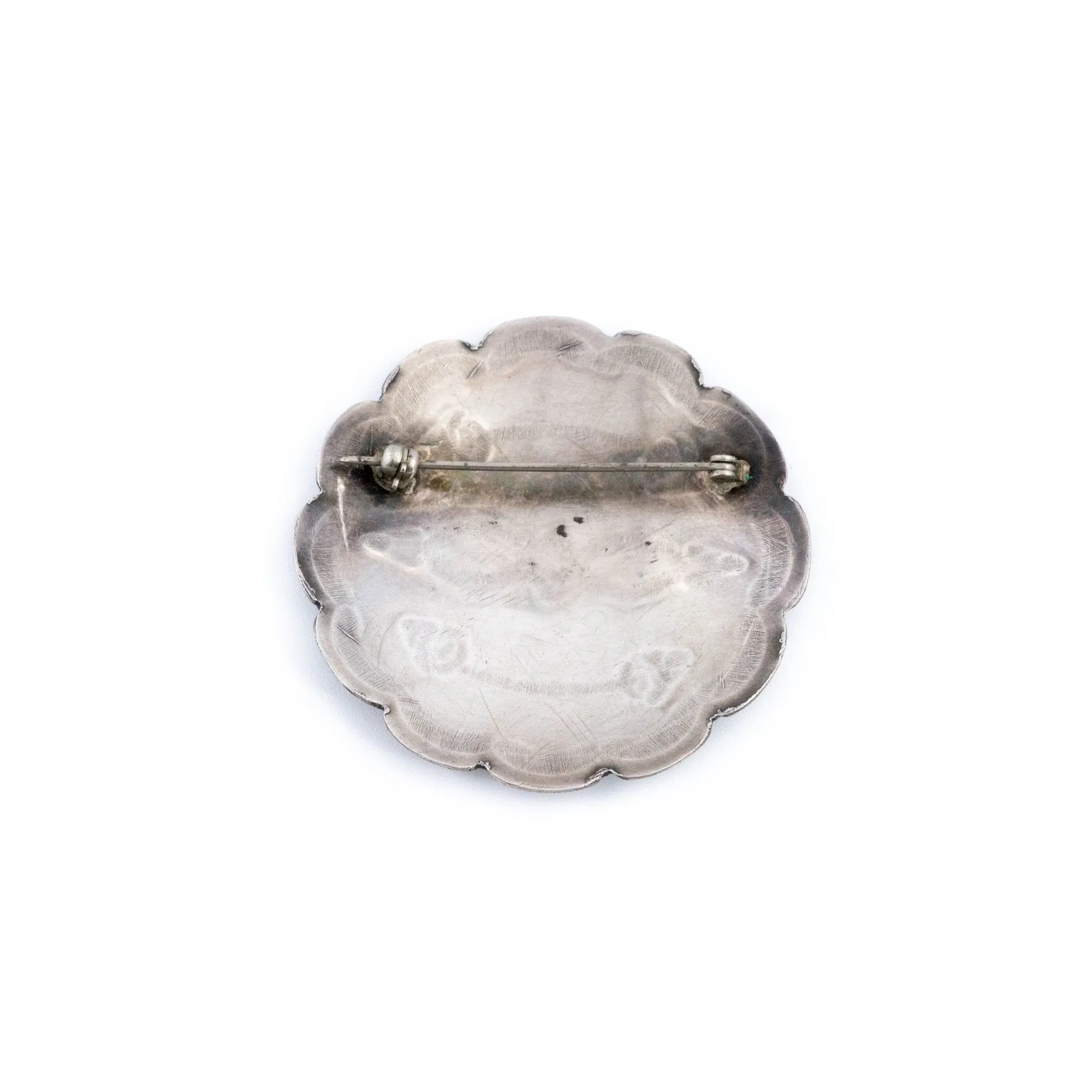 Navajo 1940s Concho Brooch
