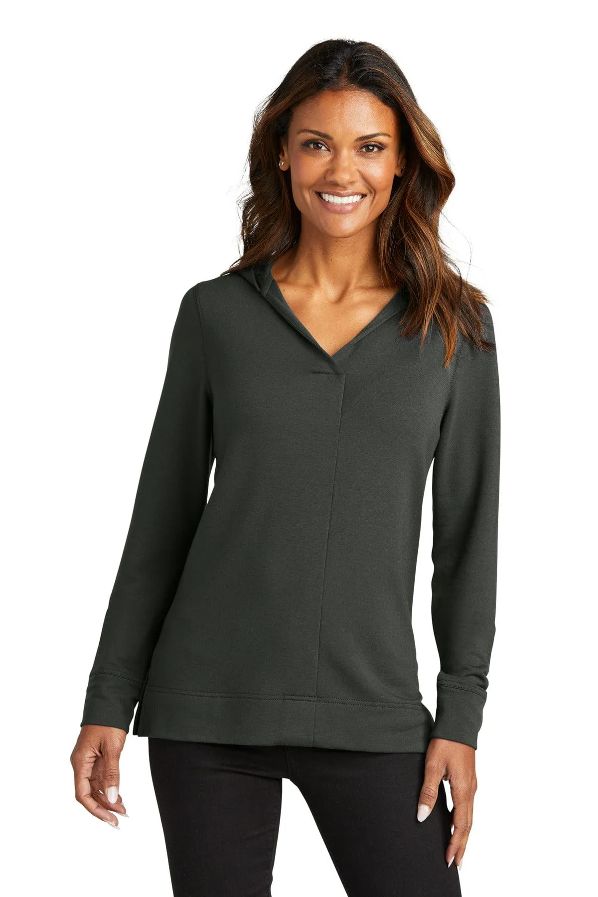 Port Authority LK826: Ladies Microterry Pullover Hoodie