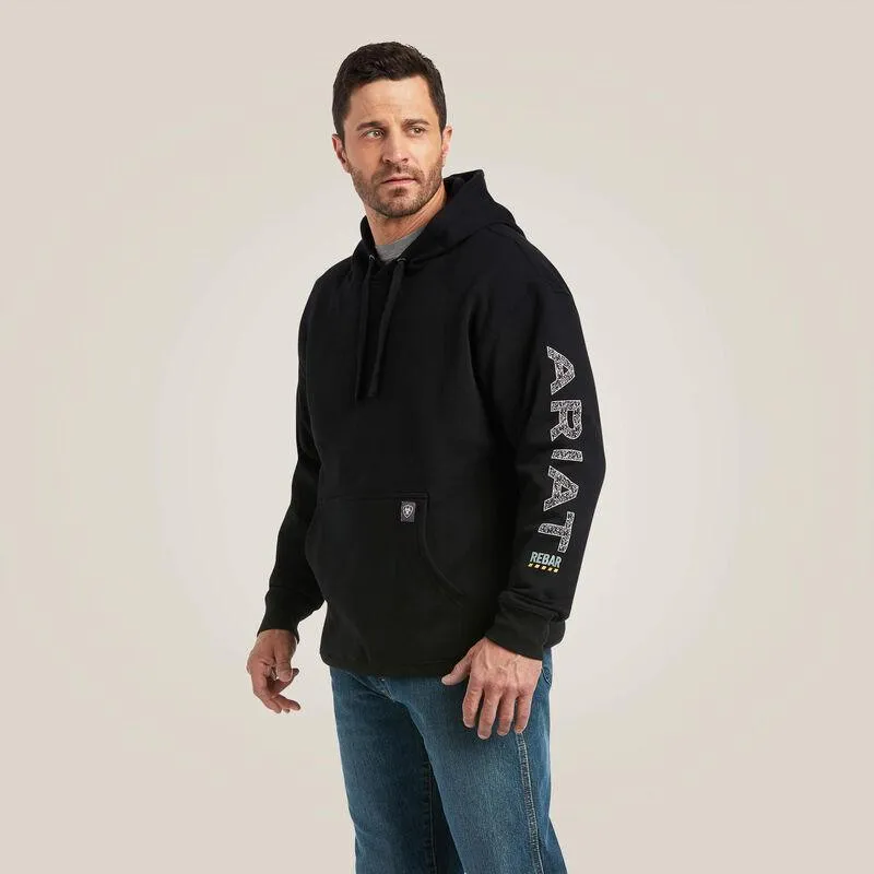 Rebar Roughneck Pullover Hoodie - Black