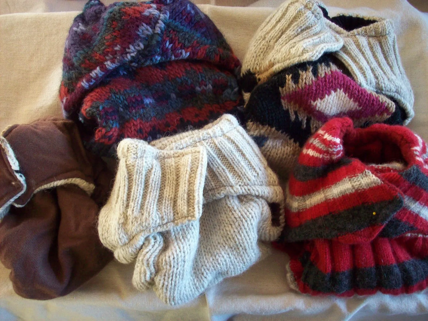 Set of 10 MamaBear BabyWear One Size Wool Diaper Covers