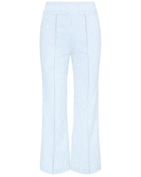 Sky Micro Check Knack Pant