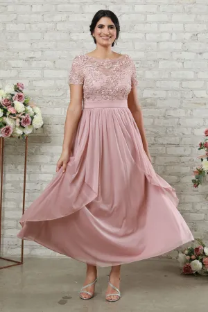 Soutache Cascade Women's Evening Gown
