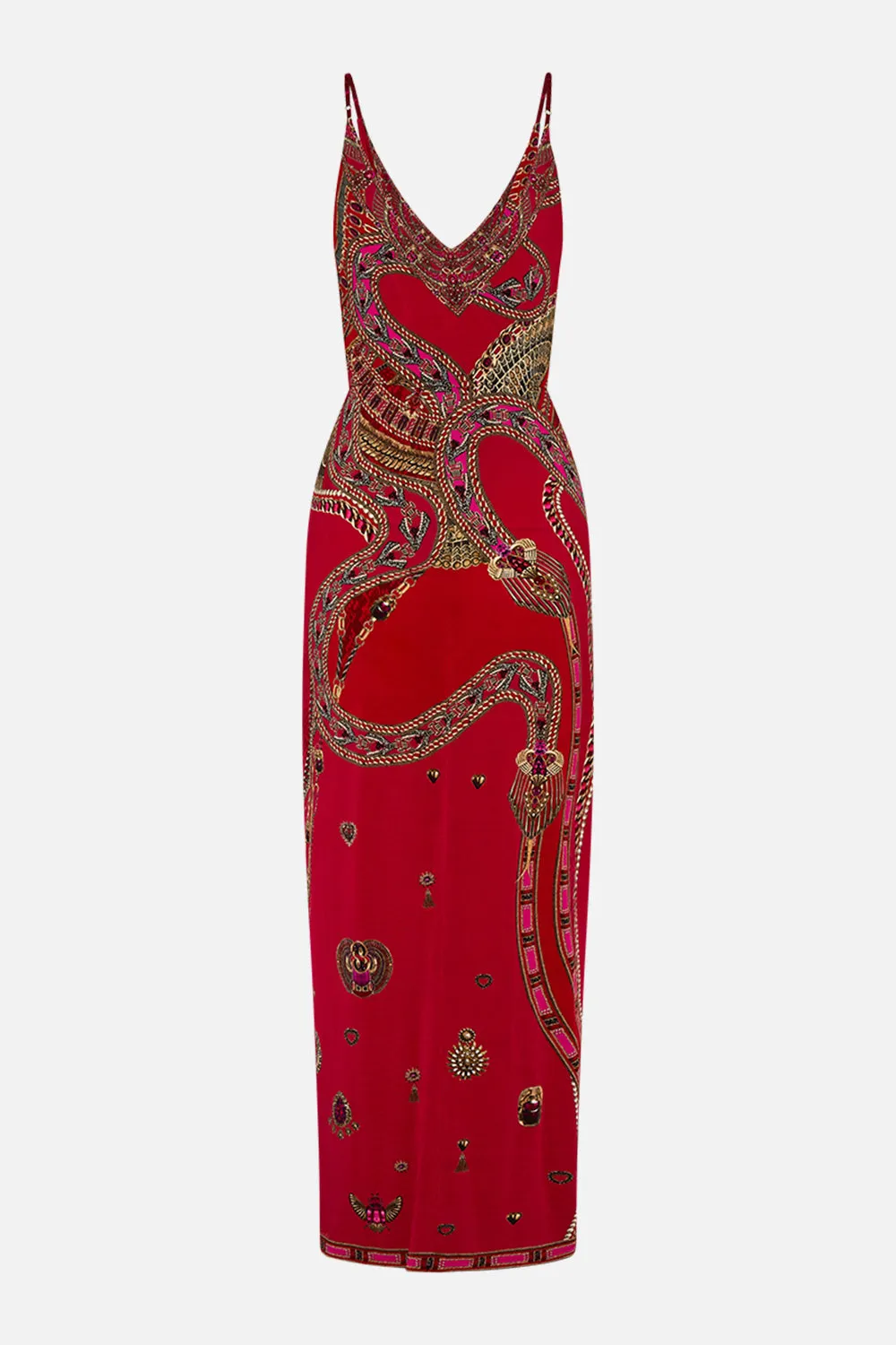 STRAPPY DRESS WITH TWIST FRONT KISSED BY A COBRA