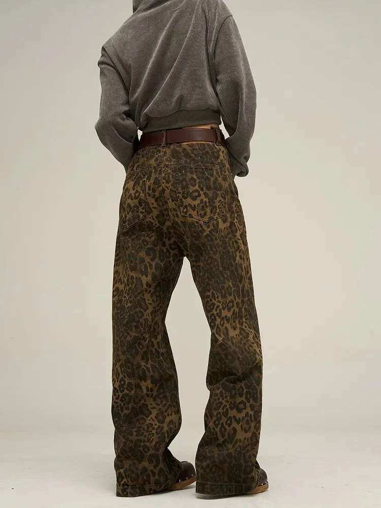 Streetwear Vintage Wide Leg Straight Denim Y2K Slouchy Pants