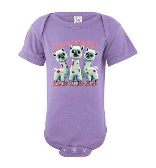 t-shirt: Halloween GRAINS Zombie Alpaca-lypse Onesie