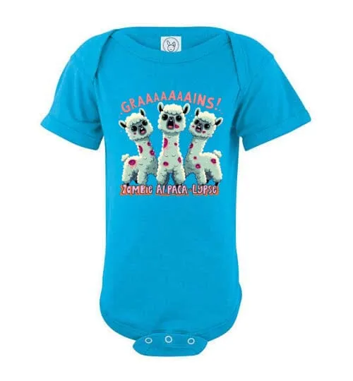 t-shirt: Halloween GRAINS Zombie Alpaca-lypse Onesie