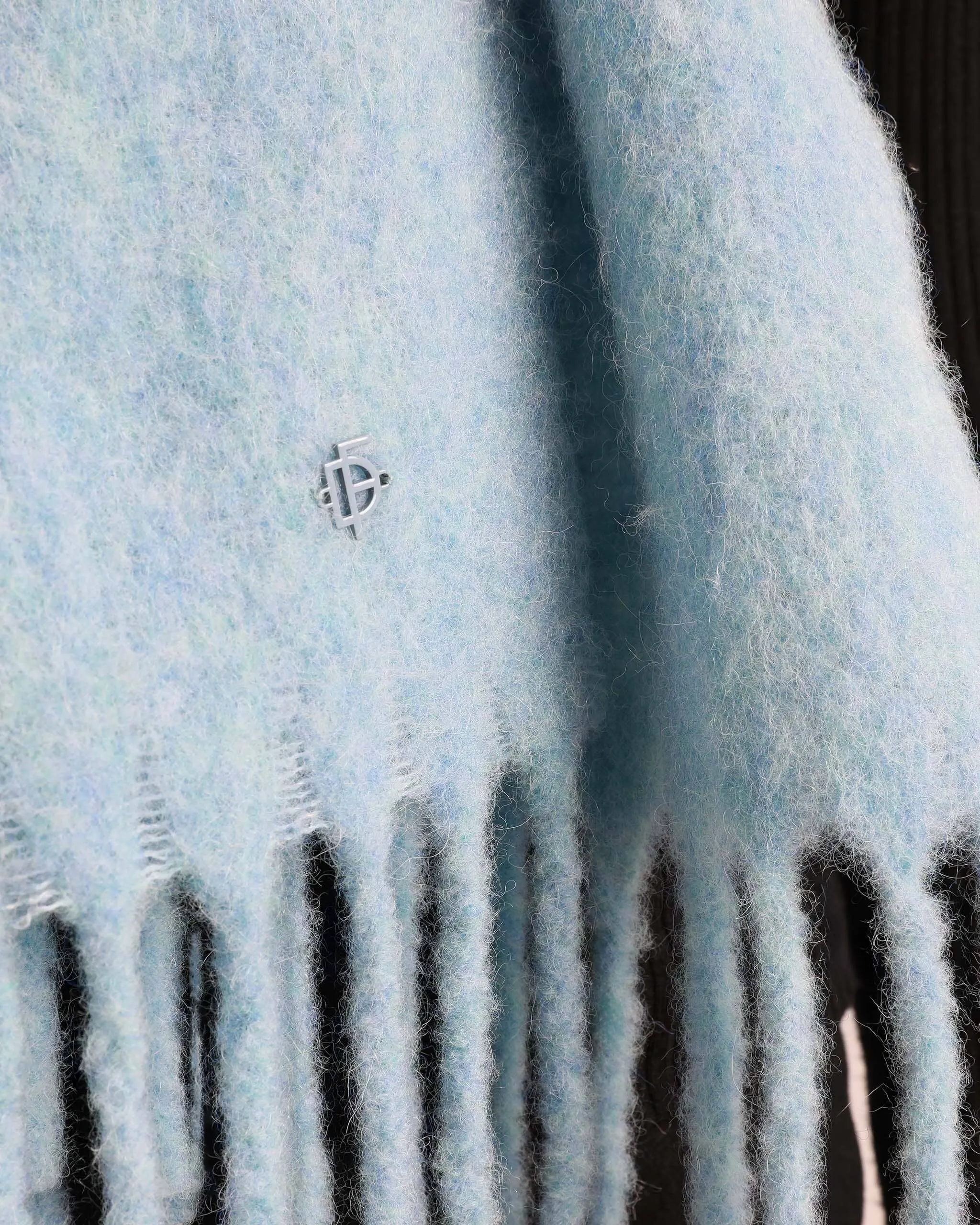 Tabata Alpaca Scarf, Blue