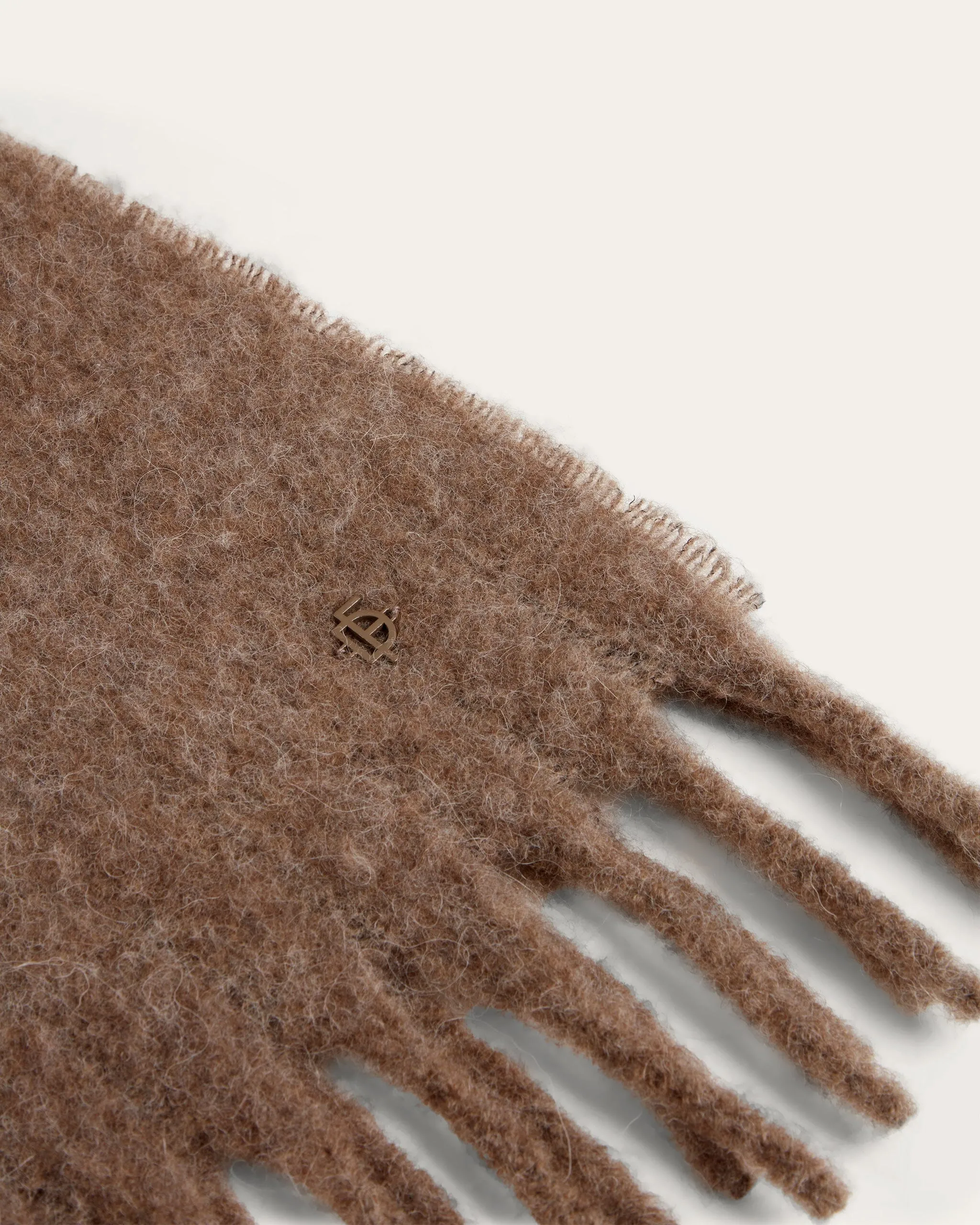 Tabata Alpaca Scarf, Mocha