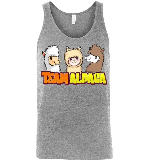 Team Alpaca Canvas Unisex Tank