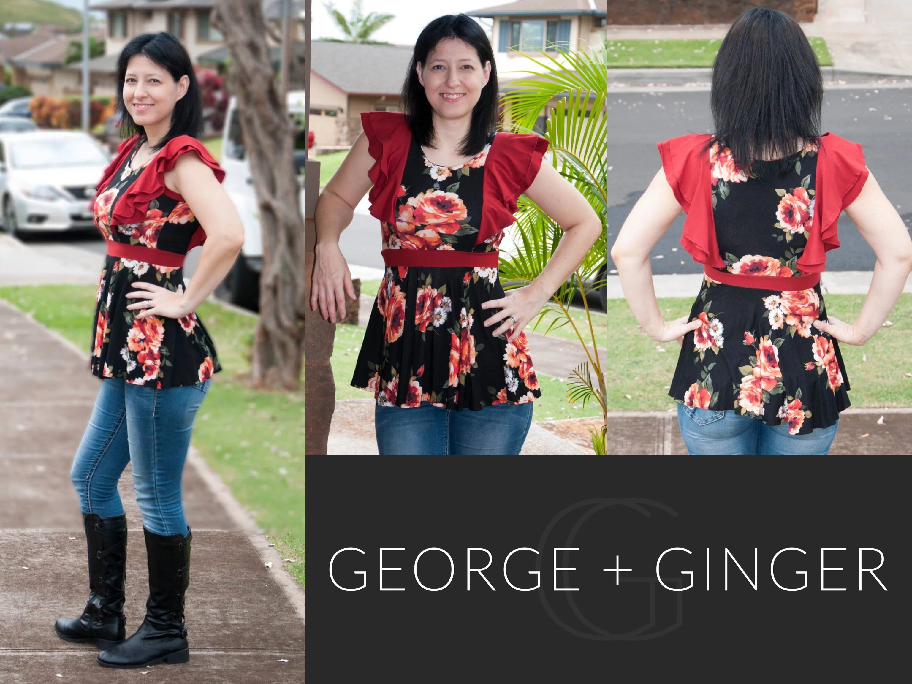 The Crimson Dress PDF Sewing Pattern