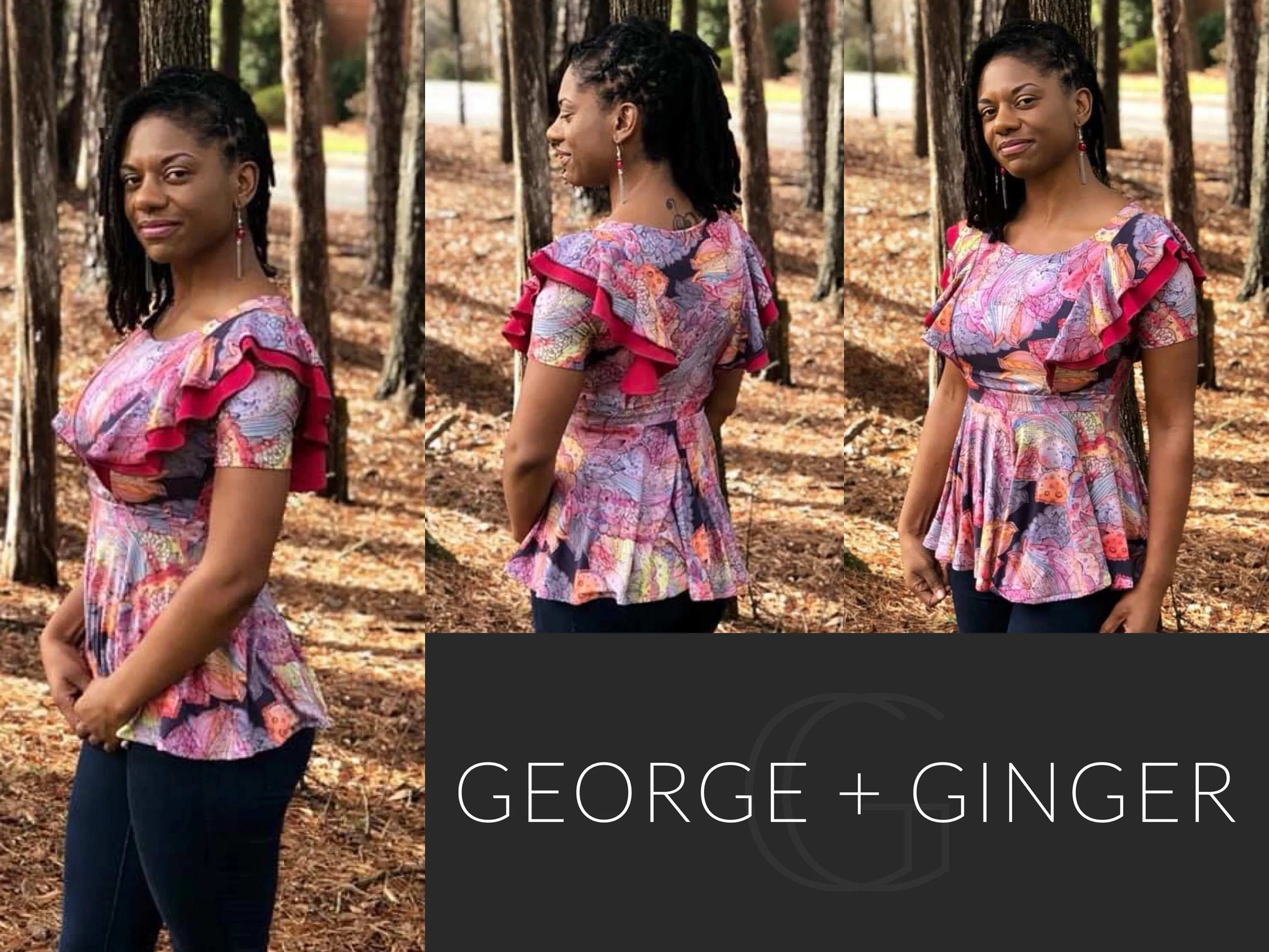 The Crimson Dress PDF Sewing Pattern