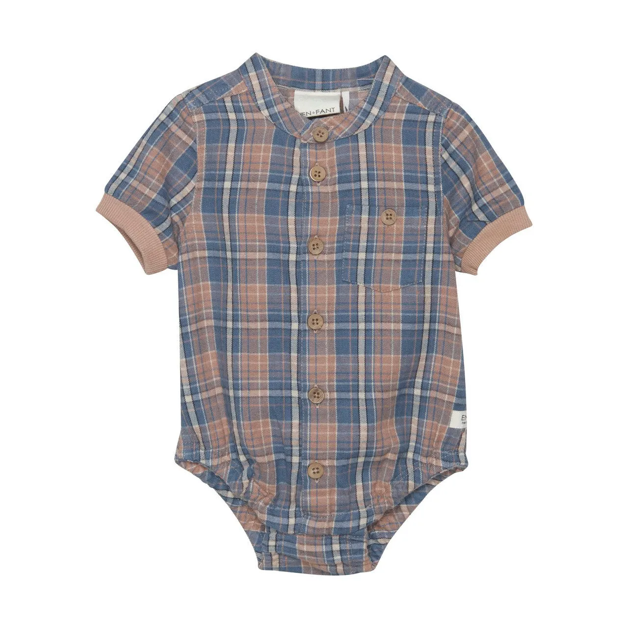 The Ted Check Onesie Shirt - BABY