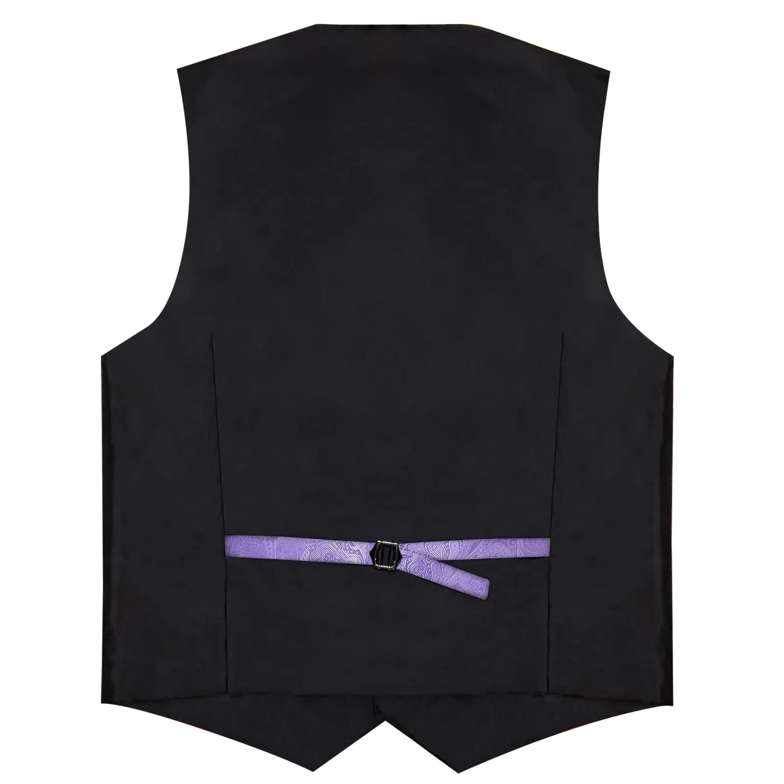Ties2you Dress Vest Orchid Purple Floral Shawl Collar Silk Mens Waistcoat Tie Set