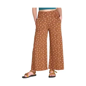 Toad & Co Women's Chaka Wide Leg Pant - Fawn Poka Dot Print - ONLINE STORE CREDIT/EXCHANGE ONLY