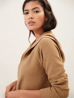 UV Resistant Long Cardigan Sweater in Afternoon Latte Beige