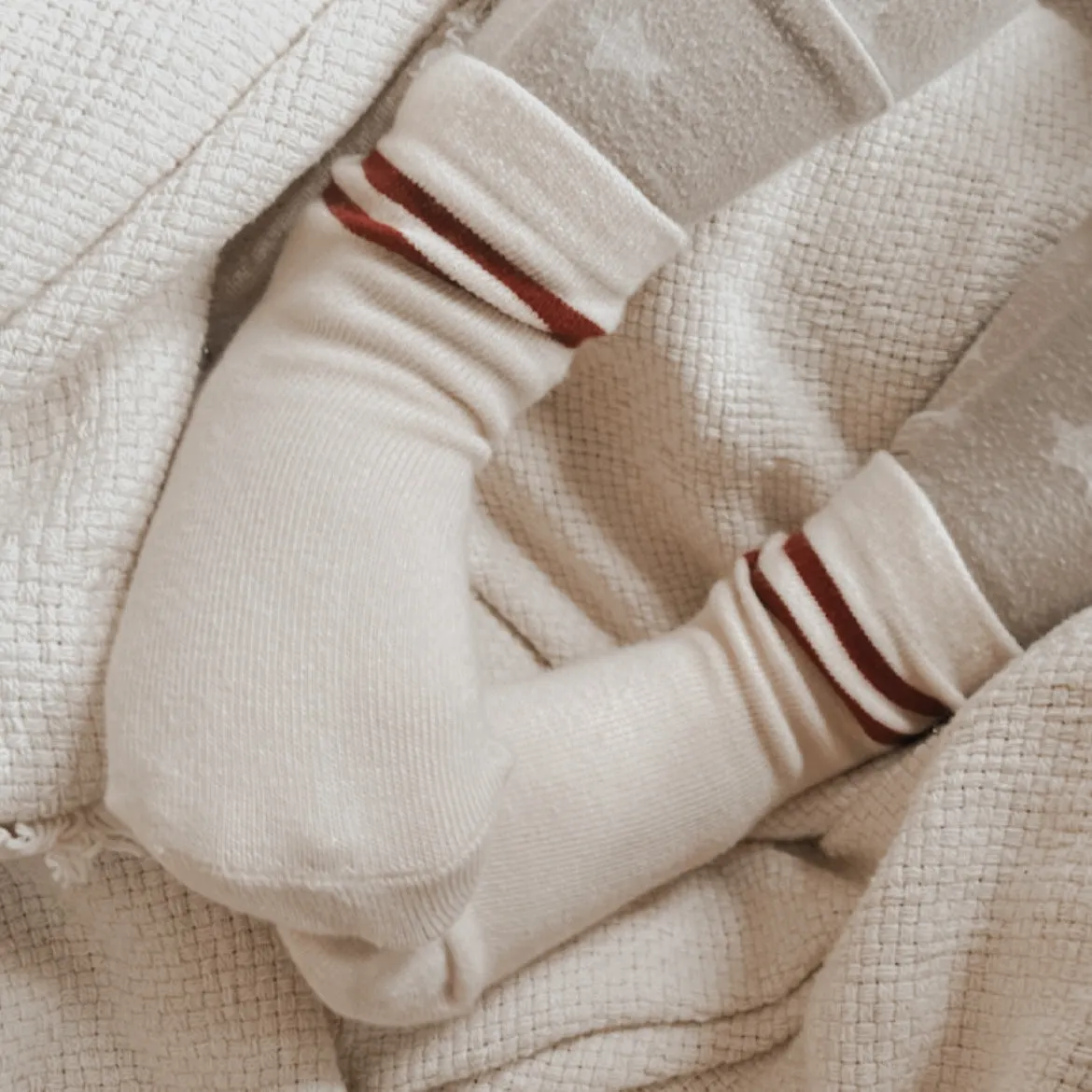 Vanilla Striped Midi Sock 3-pack