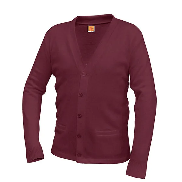 Youth Cardigan Sweater With South Arkansas Christian Logo